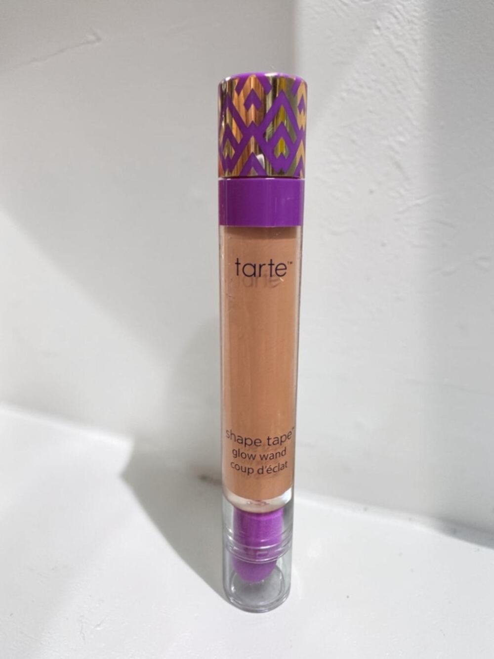 Tarte Double Duty Shape Tape Aglow Glow Wand Full Coverage Concealer .2 oz New